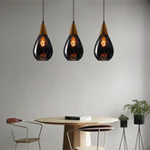 Vintage Glass Pendant Lighting for Dining Room Table